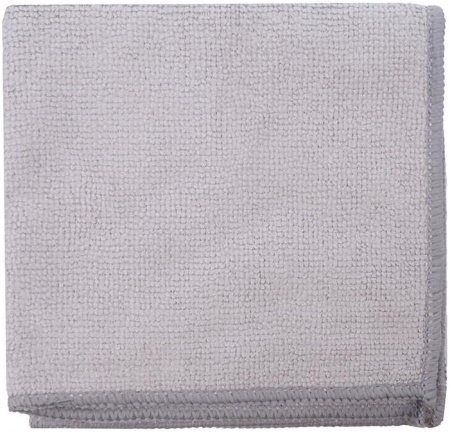 Салфетка из микрофибры 30х30 см, 220 г/м2, серая