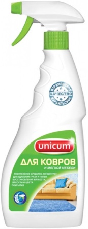 Средство для чистки ковров и мягкой мебели UNICUM, Курок 500 мл