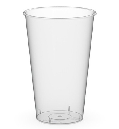 Стакан прозрачный глянцевый Bubble Cup 350 мл диаметр 80 мм, 720 штук в коробке