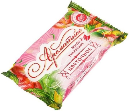 Мыло туалетное Ароматное цветочное, 90 грамм 