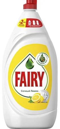 Средство для мытья посуды Fairy Сочный Лимон, 1350 мл