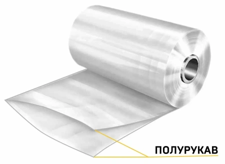 Пленка ТУ ПОФ 500мм/1000 мм х 800 метров, 25 мкм