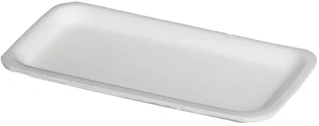 Подложка лоток М-10 (I-1) белая ВПС, 175х85х10 мм, 1000 штук