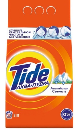 Стиральный порошок Тайд Альпийская свежесть автомат, 3 кг