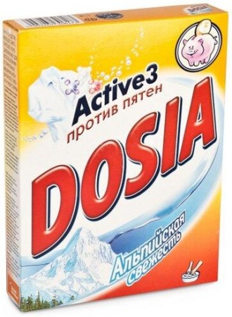 Стиральный порошок для ручной стирки Dosia, 365 грамм