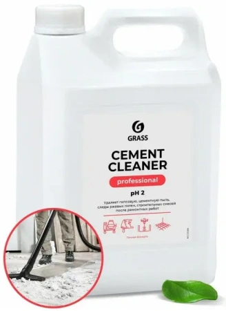 Очиститель после ремонта ГРАСС Cement Cleaner, 5 литров