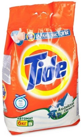 Стиральный порошок Tide (Тайд) Альпийская свежесть автомат, 6 кг