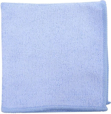 Салфетка из микрофибры 30х30 см, 220 г/м2, голубая