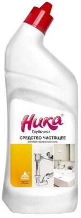 Ника Трубочист Антибактериальный гель Средство для прочистки труб, 700 мл
