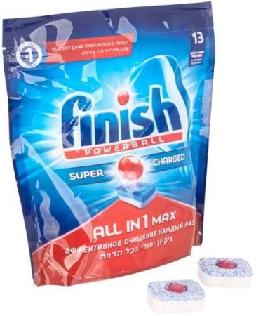 Таблетки для для посудомоечной машины Finish Calgonit All (Финиш Калгонит) in 1, 13 штук в упаковке