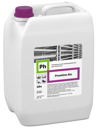Универсальный обезжириватель для алюминия Ph Promline Alu, 10 литров