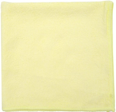 Салфетка из микрофибры 30х30 см, 220 г/м2, желтая, 50 штук