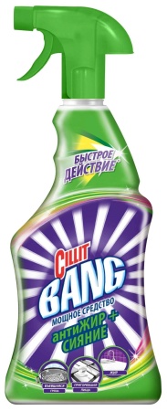 Универсальное чистящее средство Cillit Bang (Силит Бэнг) Антижир, курок, 750 мл