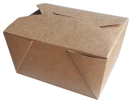 Контейнер Fold Box, 130х105х64 мм, 600 мл, крафт, 315 штук