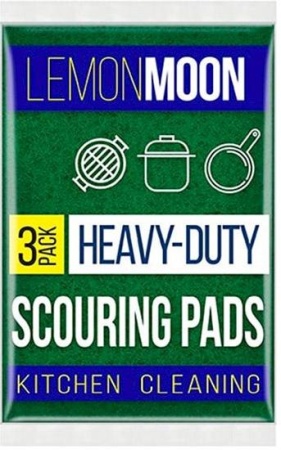 Салфетки жесткие, абразивные Lemon Moon, 13,3х13,3 см, 3 штуки в упаковке
