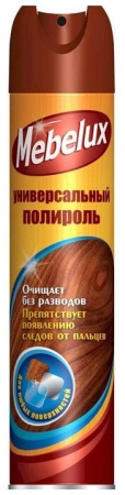 Полироль для мебели для любых поверхностей Mebelux 300мл 