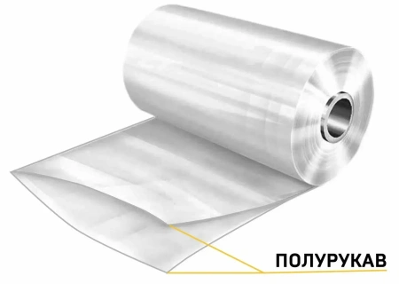 Пленка ТУ ПОФ 500мм/1000 мм х 400 метров, 25 мкм